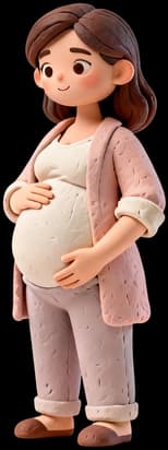 Hamilelikte önemli tarihleri takip etmeyi temsil eden planlama illüstrasyonu